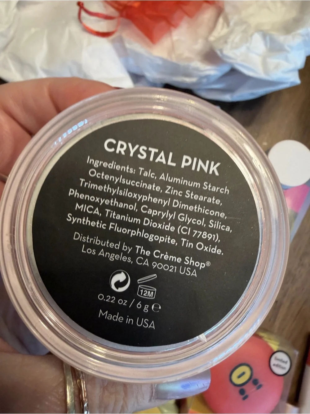 $ Sale The Crème Shop Ready Set Glow Cushion Highlighter in Crystal pink new in